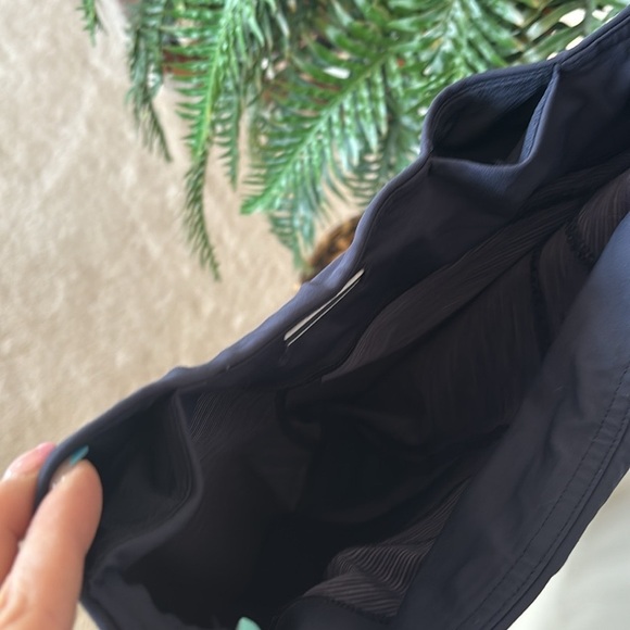 Lululemon RUN: PACE CROP Wee Are From Space Deep Indigo Inkwell Workout Leggings - Picture 12 of 16